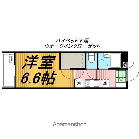 レオパレスブリリアントの間取り