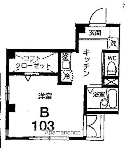 【国立市青柳のマンションの間取り】