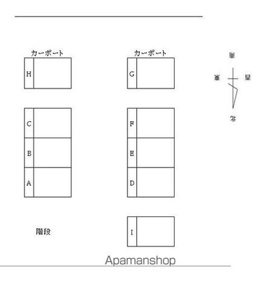 ハイツ春日[1DK/31.13m2]の配置図