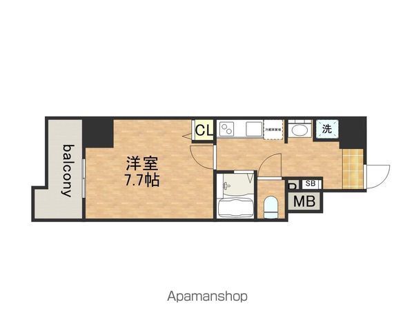 ミラージュパレス本町東レジデンスの間取り写真