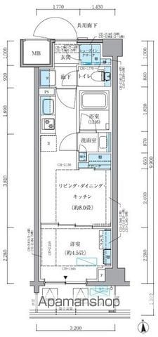 パークアクシス品川シーサイドの間取り写真