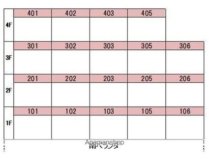ピカデリーサーカス衣山[1LDK/26.1m2]の配置図