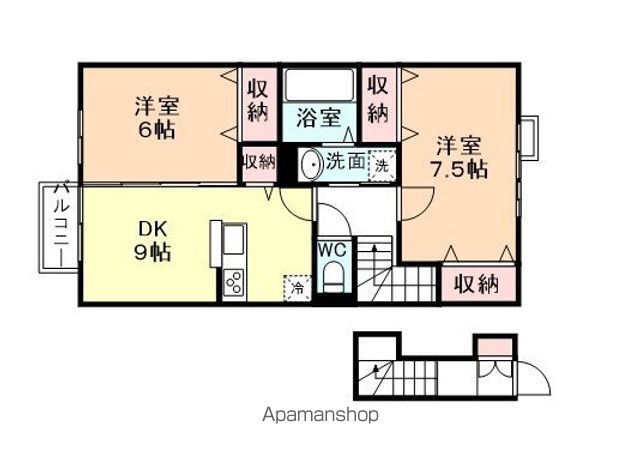 PLAZA下轡田の間取り写真