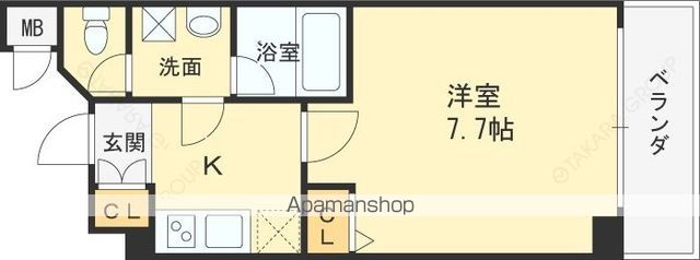 LASANTE京橋の間取り写真
