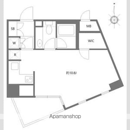 エムジー目黒駅前[1R/35.83m2]の間取図