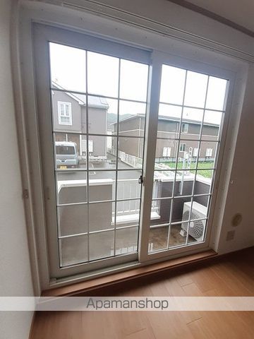 ベルオーブメゾンＢ[2K/42.77m2]のバルコニー