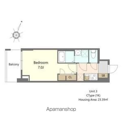 SーRESIDENCE阿波座BOUNCYの間取り写真