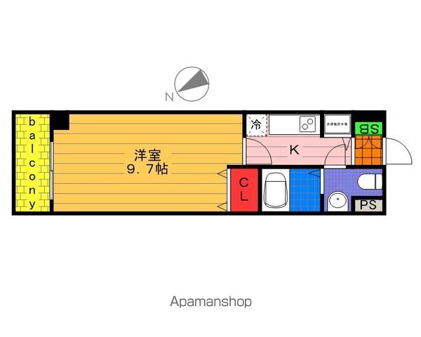 千葉市中央区登戸のマンションの間取り