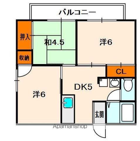 長谷ガーデンハイツの間取り写真