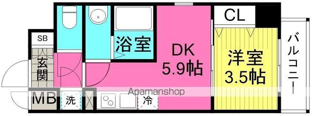 サムティ福島RUFLEの間取り写真