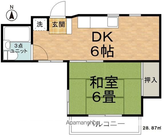 東京建設松本ビルの間取り