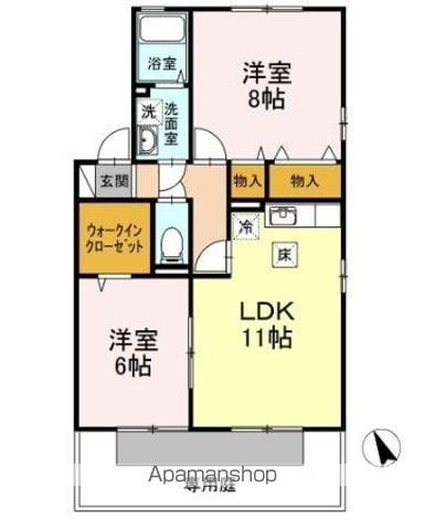 ランピオーネの間取り写真