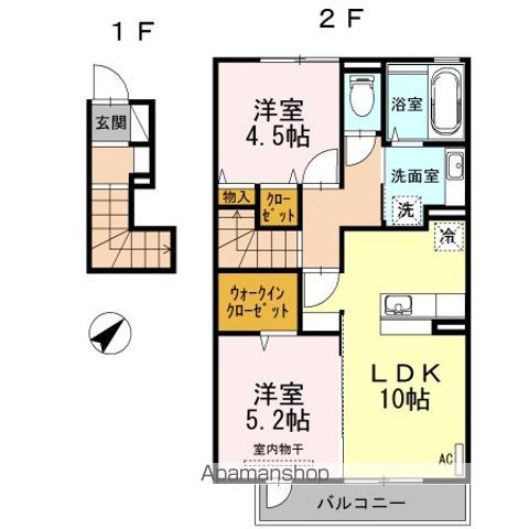 【ガーデンハウス　Ｃ棟の間取り】