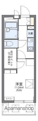 レオパレスヒルトップ 壱番館の間取り写真
