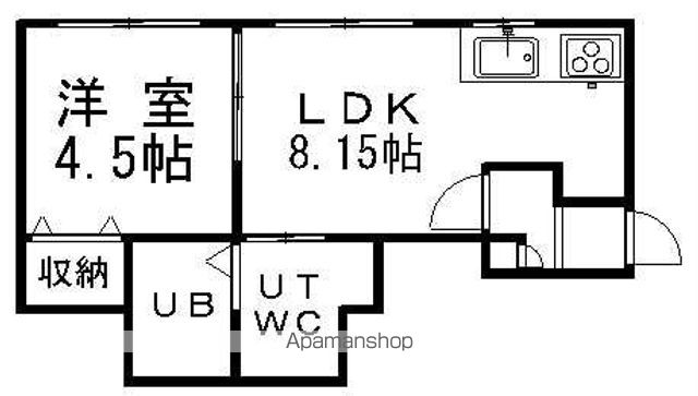 J’S COURT 東札幌の間取り写真