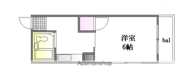 サンシャイン河原町の間取り写真