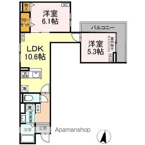 【グラナーデ堤通の間取り】