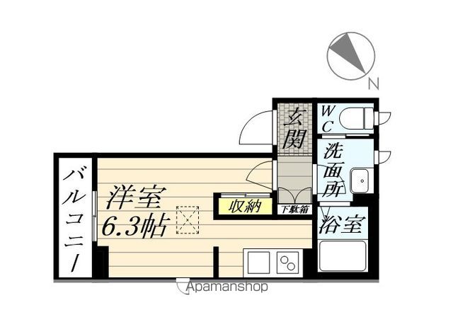 クレール Gの間取り写真