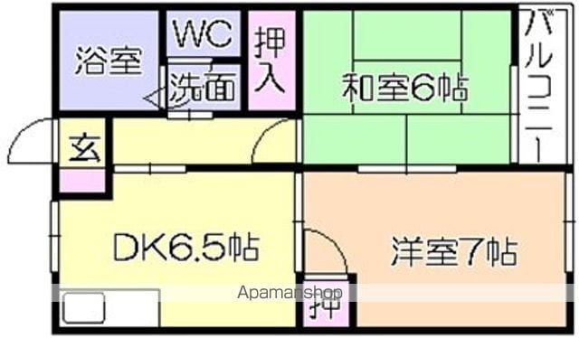 メゾニティ竹島の間取り写真