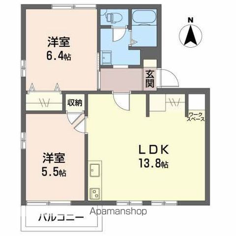 TOWNY HAYAKAWAの間取り写真