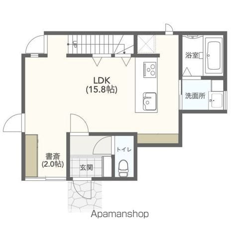 札幌市南北線 北３４条駅 徒歩3分 2階建 新築の間取り写真
