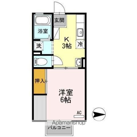 セジュール野山 C棟の間取り写真