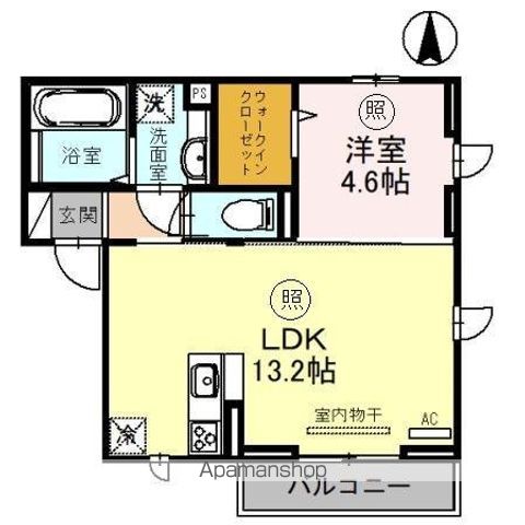カザ オリーブ EASTの間取り写真