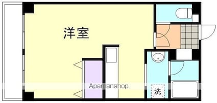ジュメル倉敷[1R/31.5m2]の間取図