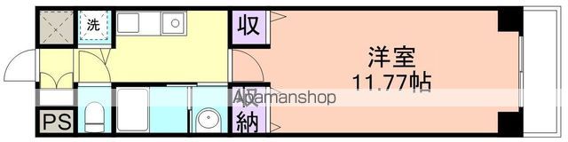 【和歌山市紀三井寺のマンションの間取り】