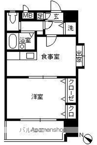 ライオンズマンション西千石の間取り写真