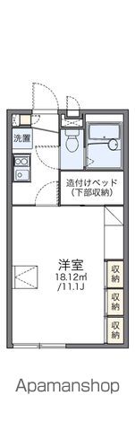 レオパレスサンヒルズの間取り