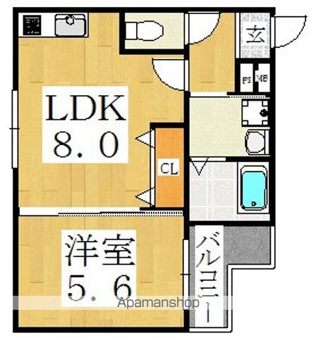 フジパレス沢ノ町の間取り写真