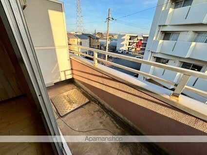 ハナノマンション[1K/25.38m2]のバルコニー