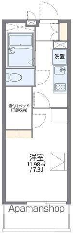 レオパレス雅の間取り写真