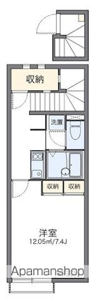 レオネクストプラシード　Ａ[1K/28.02m2]の間取図