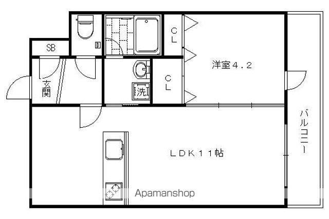 WHITE RADISHの間取り写真