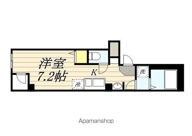 千葉市中央区栄町のマンションの間取り