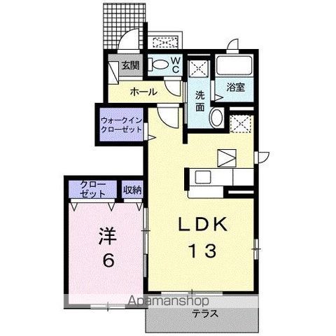 パストラル川部Aの間取り写真