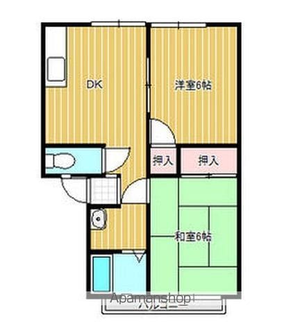 サンライフ久米の間取り写真