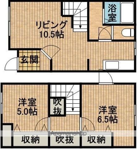 グリーンヒルズ富塚Bの間取り写真
