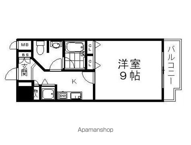 カスタリア堺筋本町の間取り写真