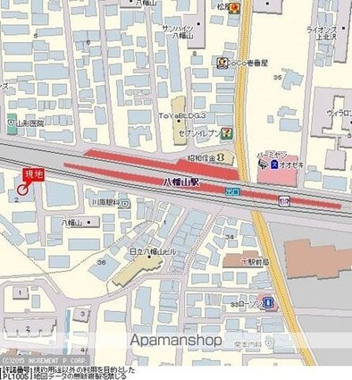 東京都杉並区上高井戸１丁目[1K/22.12m2]の周辺