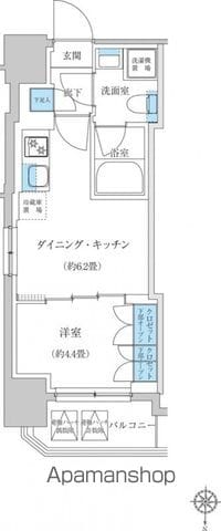 レジディア蒲田プレイスの間取り写真