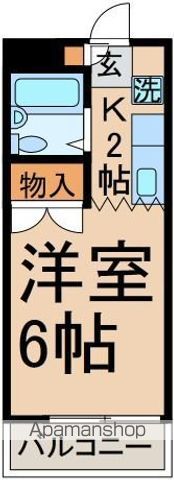 コーポオークスの間取り写真