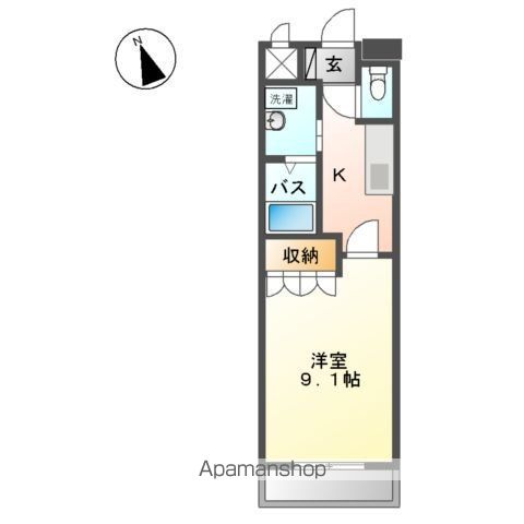 和歌山市北島のマンションの間取り