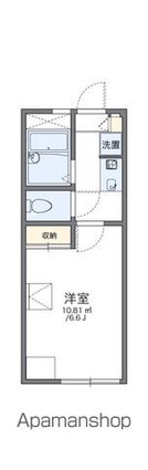 レオパレスガーデ二ア宮沢町[1K/19.87m2]の間取図