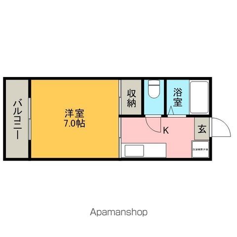 サンレモハイツ上杉の間取り写真