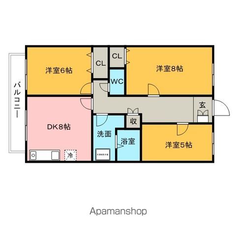 同じ建物の物件間取り写真 - ID:240030103690