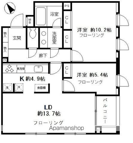ペアシティ表参道の間取り写真