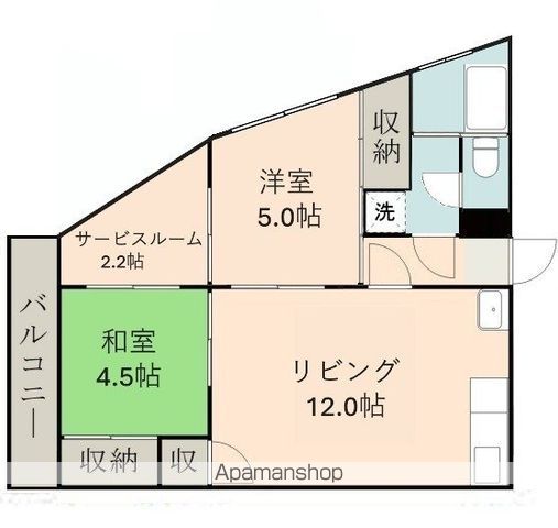 森園ハイツの間取り写真